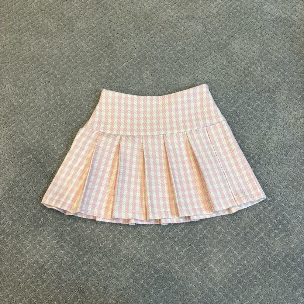 Aqua - Barbie Pink and White Checkered Skater Skirt